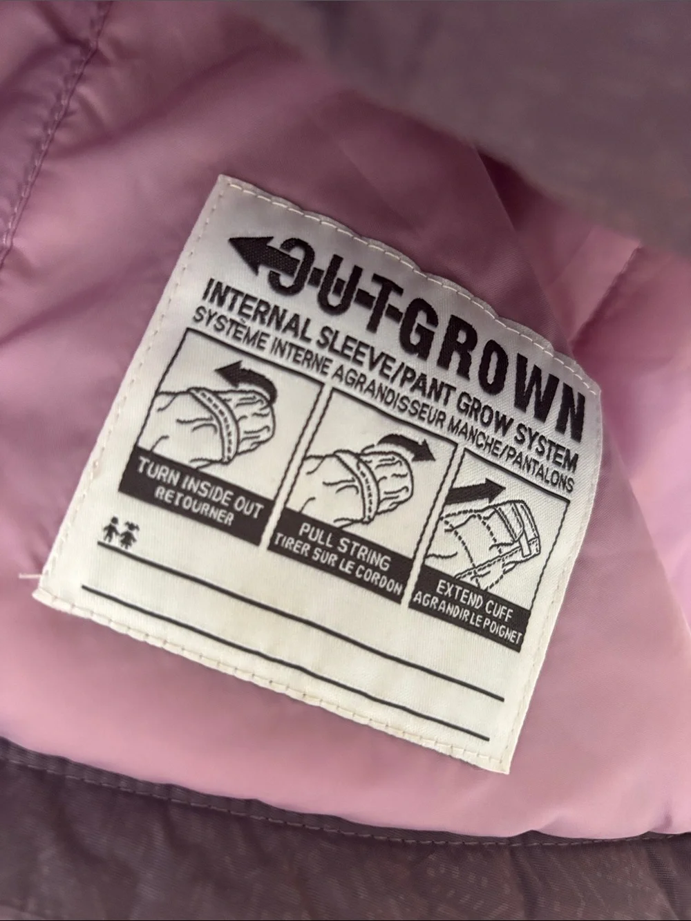 Columbia Purple Girls' Hooded Rain Jacket